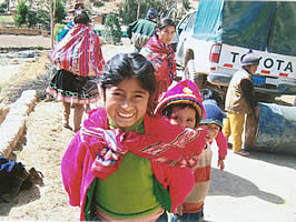 Straßenkinder in Cusco